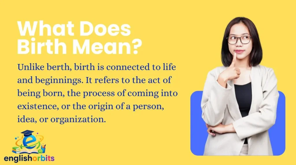What Does Birth Mean?