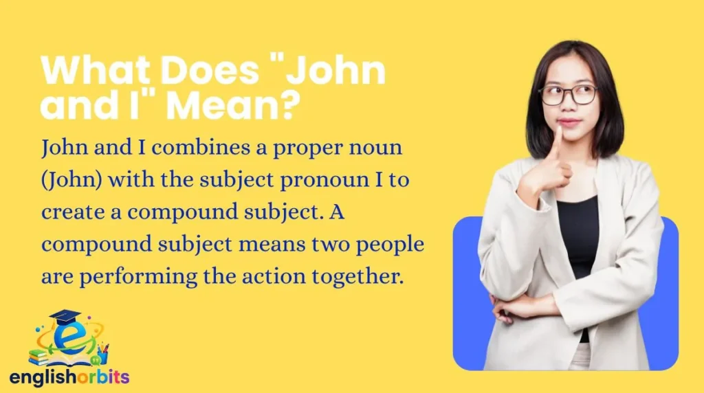 What Does "John and I" Mean?