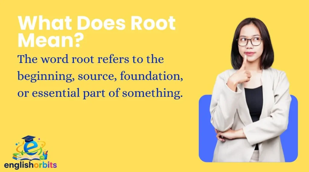 What Does Root Mean?